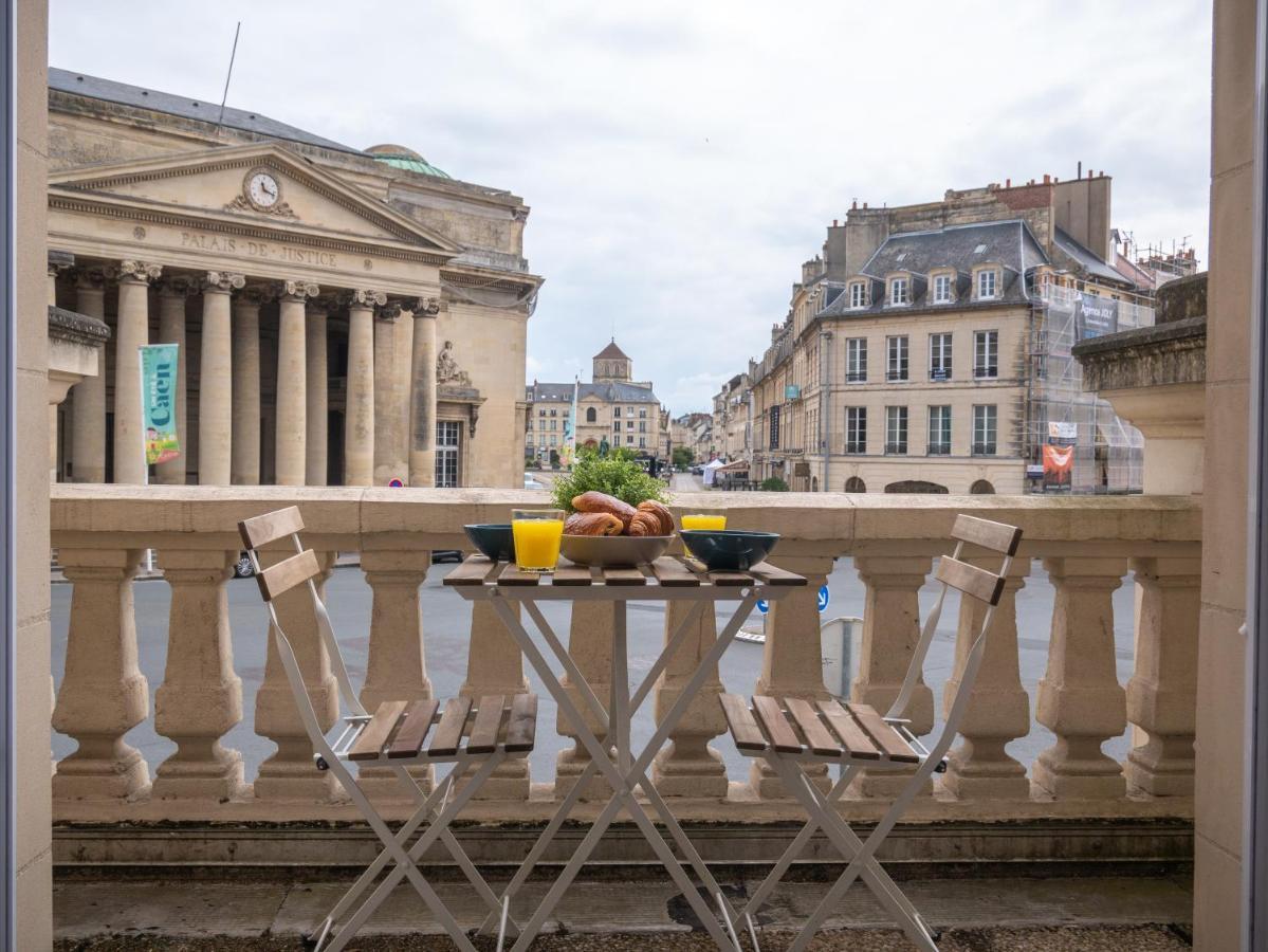 Studio Renove Avec Terrasse Et Vue Unique ! Caen Buitenkant foto